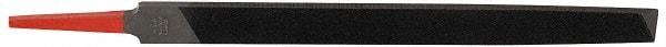 Simonds File - 8" Long, Second Cut, Mill American-Pattern File - Single Cut, Tang - Apex Tool & Supply