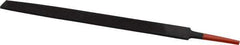 Simonds File - 10" Long, Bastard Cut, Mill American-Pattern File - Single Cut, 11/64" Overall Thickness, Tang - Apex Tool & Supply