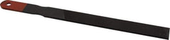 Simonds File - 8" Long, Bastard Cut, Smooth Cut, American-Pattern File - Single, Double Cut, 3/16" Overall Thickness, Handle - Apex Tool & Supply