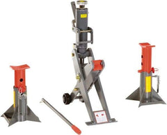 Vestil - 4 Ton Capacity Fork Lift Jack - 2-1/4" to 16" High, 8" Long x 8" Wide Base - Apex Tool & Supply