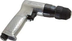 Ingersoll-Rand - 3/8" Reversible Keyless Chuck - Pistol Grip Handle, 2,000 RPM, 4 CFM, 0.5 hp, 85 psi - Apex Tool & Supply