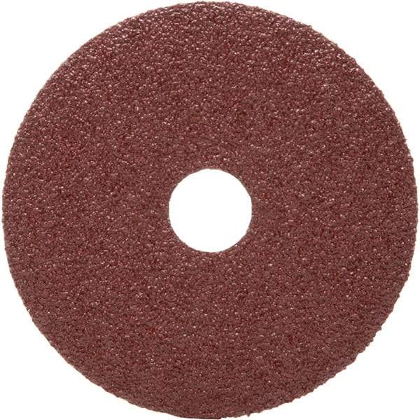 3M - 4-1/2" Diam 7/8" Hole 36 Grit Fiber Disc - Very Coarse Grade, Ceramic, 13,300 Max RPM, Series 983C - Apex Tool & Supply