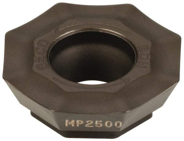 Seco - OFEX05T305 M08 Grade MP2500 Carbide Milling Insert - TiCN/Al2O3 Finish, 0.148" Thick, 1/2" Inscribed Circle - Apex Tool & Supply