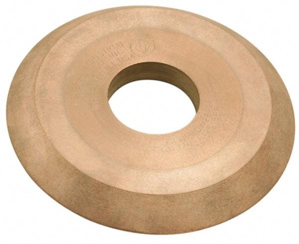 3M - 4" Diam, 1-1/4" Hole Size, 1/4" Overall Thickness, 320 Grit, Type 1 Tool & Cutter Grinding Wheel - Extra Fine Grade, Diamond, Resinoid Bond - Apex Tool & Supply