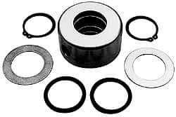 Allied Machine and Engineering - 1/2 NPT, 2-1/2" ID x 4" OD, Rotary Coolant Adapter for Indexable Tools - 1-3/4" Thick, 1/2 NC" Drive Rod Thread, Series T-A - Apex Tool & Supply