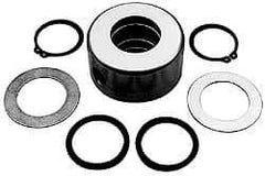 Allied Machine and Engineering - 1/2 NPT, 2-1/2" ID x 4" OD, Rotary Coolant Adapter for Indexable Tools - 1-3/4" Thick, 1/2 NC" Drive Rod Thread, Series T-A - Apex Tool & Supply
