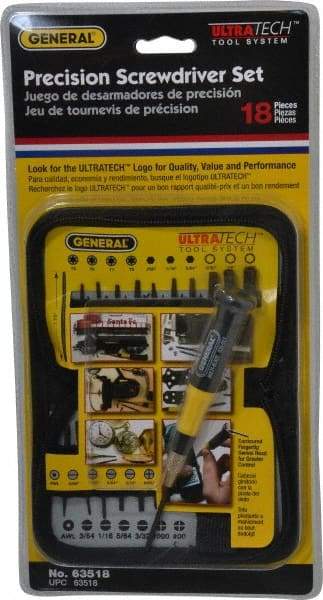 General - 17 Piece Bit Screwdriver - Apex Tool & Supply