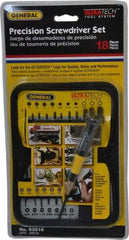 General - 17 Piece Bit Screwdriver - Apex Tool & Supply