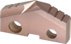 Allied Machine and Engineering - 1-13/32" Diam x 1/4" Thick, Seat Code 3, 132° Included Angle Spade Drill Insert - AM200 Coated, Cobalt, Grade Super Cobalt, Series GEN2 T-A - Apex Tool & Supply