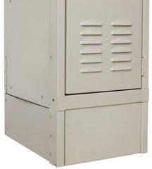 Hallowell - 18" Wide x 6" High, Locker Closed Front Base - Apex Tool & Supply