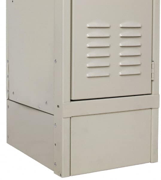 Hallowell - 6" High x 18" Deep, Locker Closed Side Base - Apex Tool & Supply
