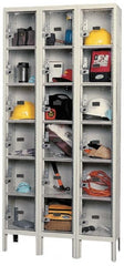 Hallowell - 18 Door, 6 Tier, Safety-View Plus Box Lockers - Apex Tool & Supply