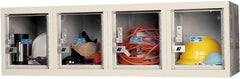 Hallowell - 4 Door, 4 Horizontal Tier, Safety-View Plus Box Lockers - Apex Tool & Supply