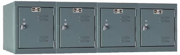 Hallowell - 4 Door, 4 Horizontal Tier, Premium Box Lockers - Apex Tool & Supply