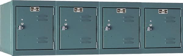 Hallowell - 4 Door, 4 Horizontal Tier, Premium Box Lockers - Apex Tool & Supply