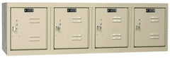 Hallowell - 4 Door, 4 Horizontal Tier, Premium Box Lockers - Apex Tool & Supply