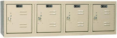 Hallowell - 4 Door, 4 Horizontal Tier, Premium Box Lockers - Apex Tool & Supply