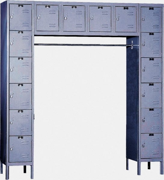 Hallowell - 16 Door, 16 Tier, Premium Box Lockers - Apex Tool & Supply