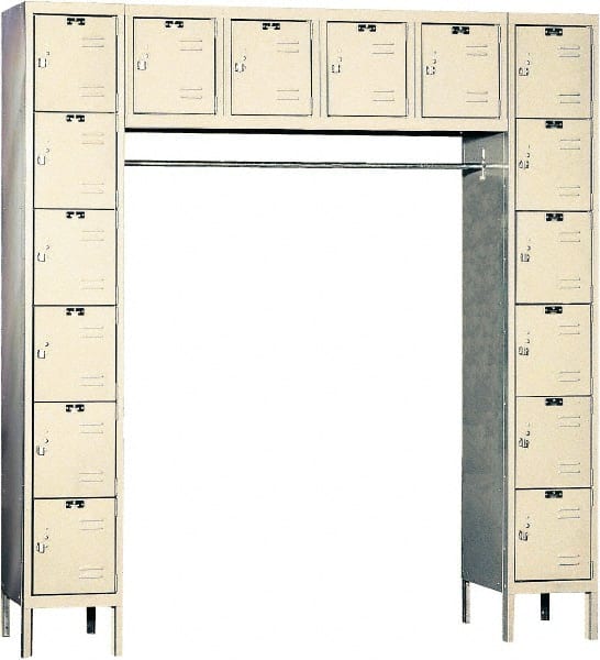 Hallowell - 16 Door, 16 Tier, Premium Box Lockers - Apex Tool & Supply