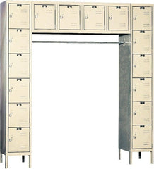 Hallowell - 16 Door, 16 Tier, Premium Box Lockers - Apex Tool & Supply