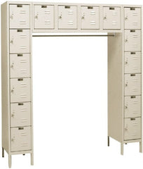 Hallowell - 16 Door, 16 Tier, Premium Box Lockers - Apex Tool & Supply