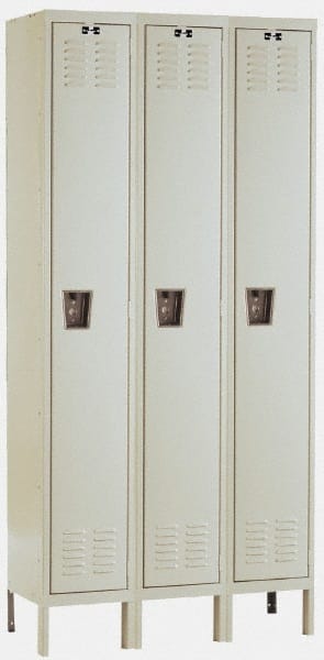 Hallowell - 3 Door, 1 Tier, Premium Wardrobe Lockers - Apex Tool & Supply