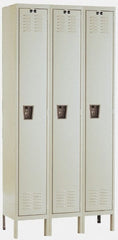 Hallowell - 3 Door, 1 Tier, Premium Wardrobe Lockers - Apex Tool & Supply