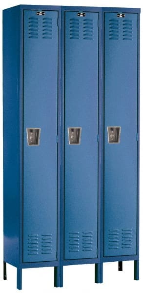 Hallowell - 3 Door, 1 Tier, Premium Wardrobe Lockers - Apex Tool & Supply