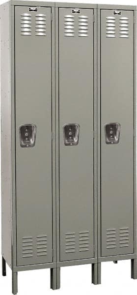 Hallowell - 3 Door, 1 Tier, Premium Wardrobe Lockers - Apex Tool & Supply
