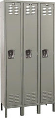 Hallowell - 3 Door, 1 Tier, Premium Wardrobe Lockers - Apex Tool & Supply