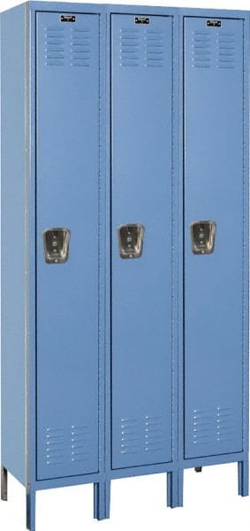 Hallowell - 3 Door, 1 Tier, Premium Wardrobe Lockers - Apex Tool & Supply