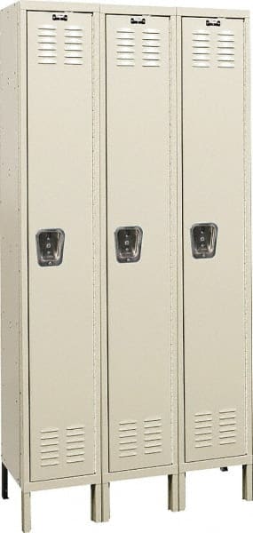 Hallowell - 3 Door, 1 Tier, Premium Wardrobe Lockers - Apex Tool & Supply