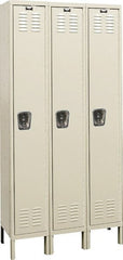 Hallowell - 3 Door, 1 Tier, Premium Wardrobe Lockers - Apex Tool & Supply