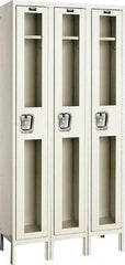 Hallowell - 3 Door, 1 Tier, Safety-View Wardrobe Lockers - Apex Tool & Supply