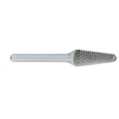 ‎SL-1 -1/4 × 5/8 LOC × 1/4 Shank × 2 OAL 14 Degree Included Angle Carbide Medium Tough Cut Burr - Apex Tool & Supply