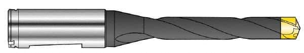 Seco - 12.5 to 12.99mm Diam, 3xD, 40mm Max Depth, 16mm Shank Diam, 48.4mm Flute, 116.4mm OAL, Replaceable Tip Drill - SD100 Insert, SD103 Toolholder, Series SD103 - Apex Tool & Supply