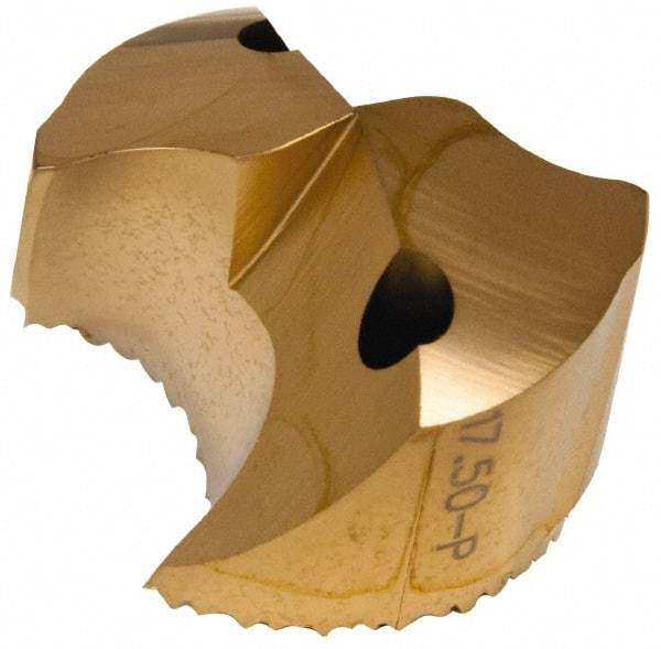 Seco - Series SD100, 17.5mm Diam 140° Replaceable Drill Tip - Carbide, TiAlN Finish, Through Coolant - Apex Tool & Supply
