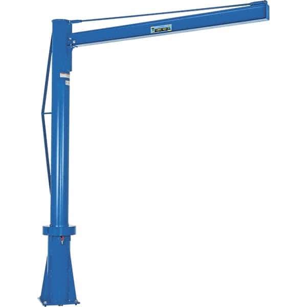 Vestil - 1,000 Lb Load Capacity, Steel Jib Crane - 8' Span - Apex Tool & Supply
