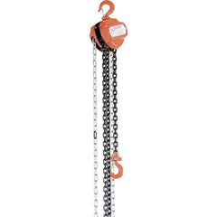 Vestil - 1,000 Lb Lifting Capacity, 20' Lift Height, Hand Hoist - Made from Chain - Apex Tool & Supply