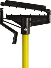 PRO-SOURCE - 60" Swivel Fiberglass Quick Connect Mop Handle - 1" Handle Diam, Plastic Connector, Use with Wet Mops - Apex Tool & Supply