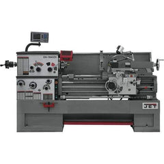 Jet - 16" Swing, 40" Between Centers, 230 Volt, Triple Phase Engine Lathe - 7MT Taper, 7-1/2 hp, 25 to 1,800 RPM, 3-1/8" Bore Diam, 40" Deep x 48" High x 97-1/2" Long - Apex Tool & Supply
