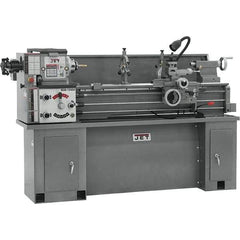 Jet - 13" Swing, 40" Between Centers, 230 Volt, Single Phase Bench Lathe - 5MT Taper, 2 hp, 60 to 1,240 RPM, 1-3/8" Bore Diam, 30" Deep x 29-1/2" High x 76-1/2" Long - Apex Tool & Supply
