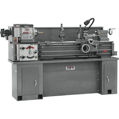 Jet - 13" Swing, 40" Between Centers, 230 Volt, Single Phase Bench Lathe - 5MT Taper, 2 hp, 60 to 1,240 RPM, 1-3/8" Bore Diam, 29-3/4" Deep x 29" High x 75-1/2" Long - Apex Tool & Supply