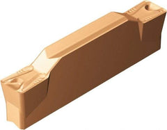 Sandvik Coromant - K2N123x2 TM Grade 1125, 6mm Cutting Width Carbide Grooving Insert - 23mm Max Depth of Cut, Neutral, 0.8mm Corner Radius, Uncoated - Apex Tool & Supply