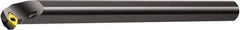 Sandvik Coromant - 1.0118" Min Bore Diam, 10" OAL, 3/4" Shank Diam, A..SDXCR/L Indexable Boring Bar - Screw-On Holding Method - Apex Tool & Supply