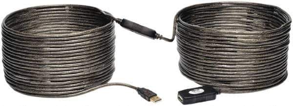Tripp-Lite - 65' Long, USB A/A Computer Cable - Black, Male x Female - Apex Tool & Supply