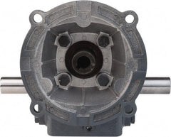 Boston Gear - 1 Centerline Distance, 15:1, 117 RPM Output, 0.33 Input Horsepower, 146 Lbs. Max Torque, Speed Reducer - Part No. F710-15-B4-H, Double Shaft Left & Right, 1/2" Bore, 2.31" High, 42C NEMA - Apex Tool & Supply