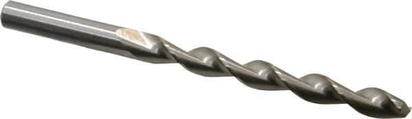 Chicago-Latrobe - 5/16" 135° High Speed Steel Jobber Drill - Bright Finish, Right Hand Cut, Parabolic Flute, Straight Shank, 4-1/2" OAL, Split Point - Apex Tool & Supply