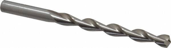 Chicago-Latrobe - 23/64" 135° High Speed Steel Jobber Drill - Bright Finish, Right Hand Cut, Parabolic Flute, Straight Shank, 4-7/8" OAL, Split Point - Apex Tool & Supply