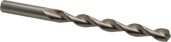 Chicago-Latrobe - 13/32" 135° High Speed Steel Jobber Drill - Bright Finish, Right Hand Cut, Parabolic Flute, Straight Shank, 5-1/4" OAL, Split Point - Apex Tool & Supply